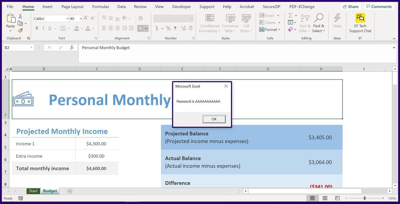 Unprotect excel worksheet and workbook step 21