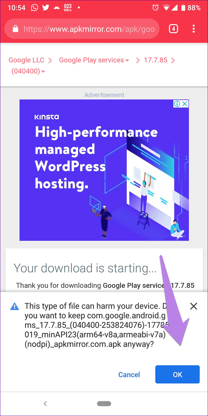 Update Google Play Services 5