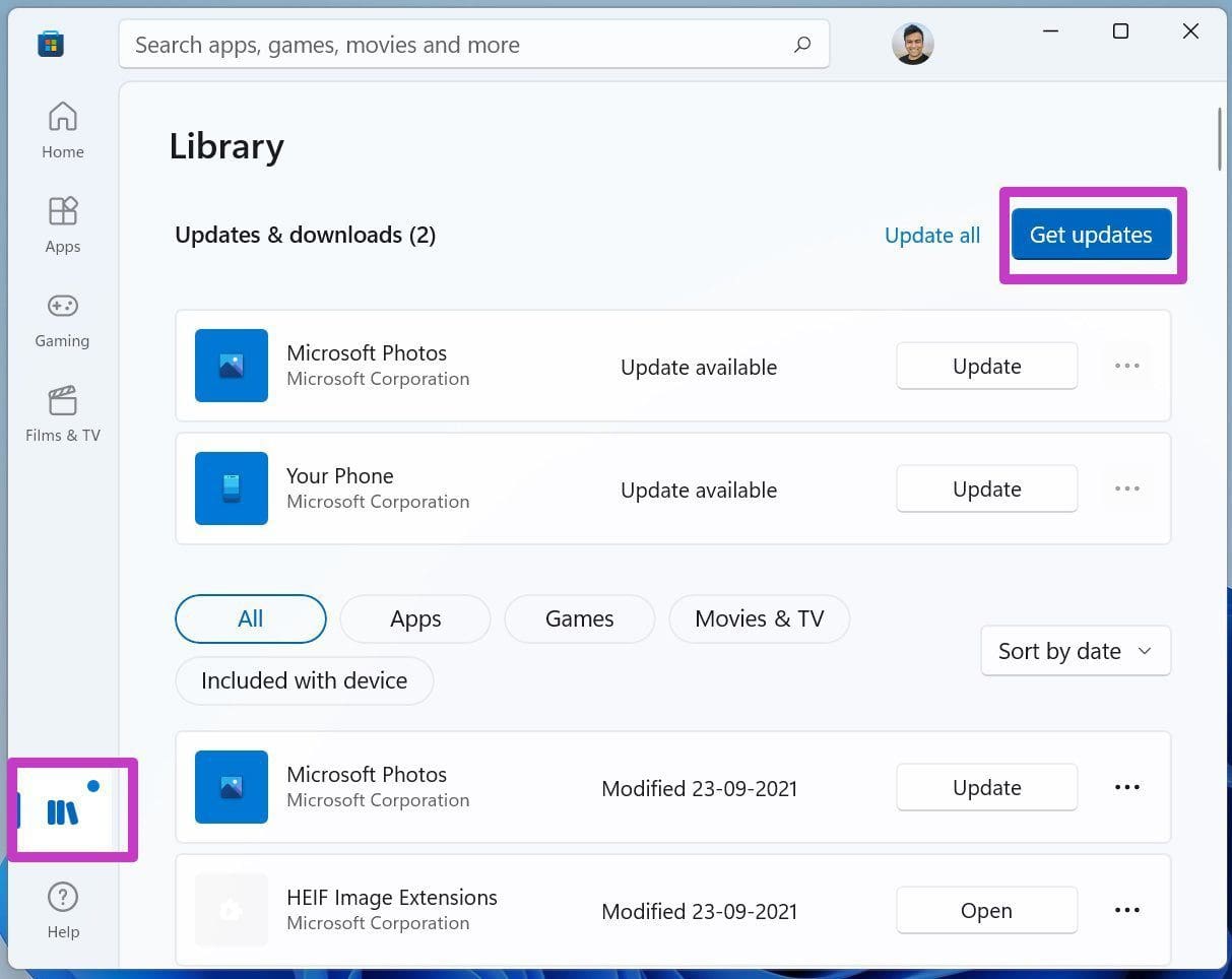 Update onenote app