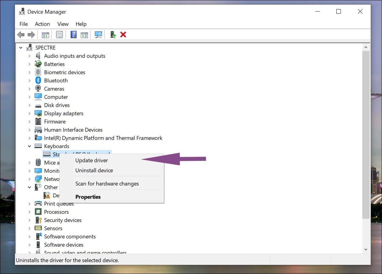 Update windows drivers