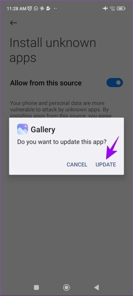 Update Gallery App 