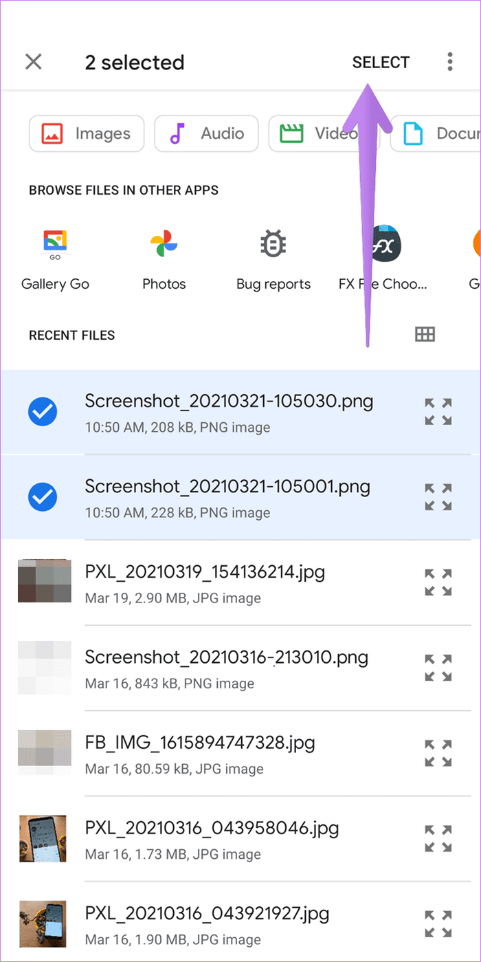 Upload photos to google drive from android 3