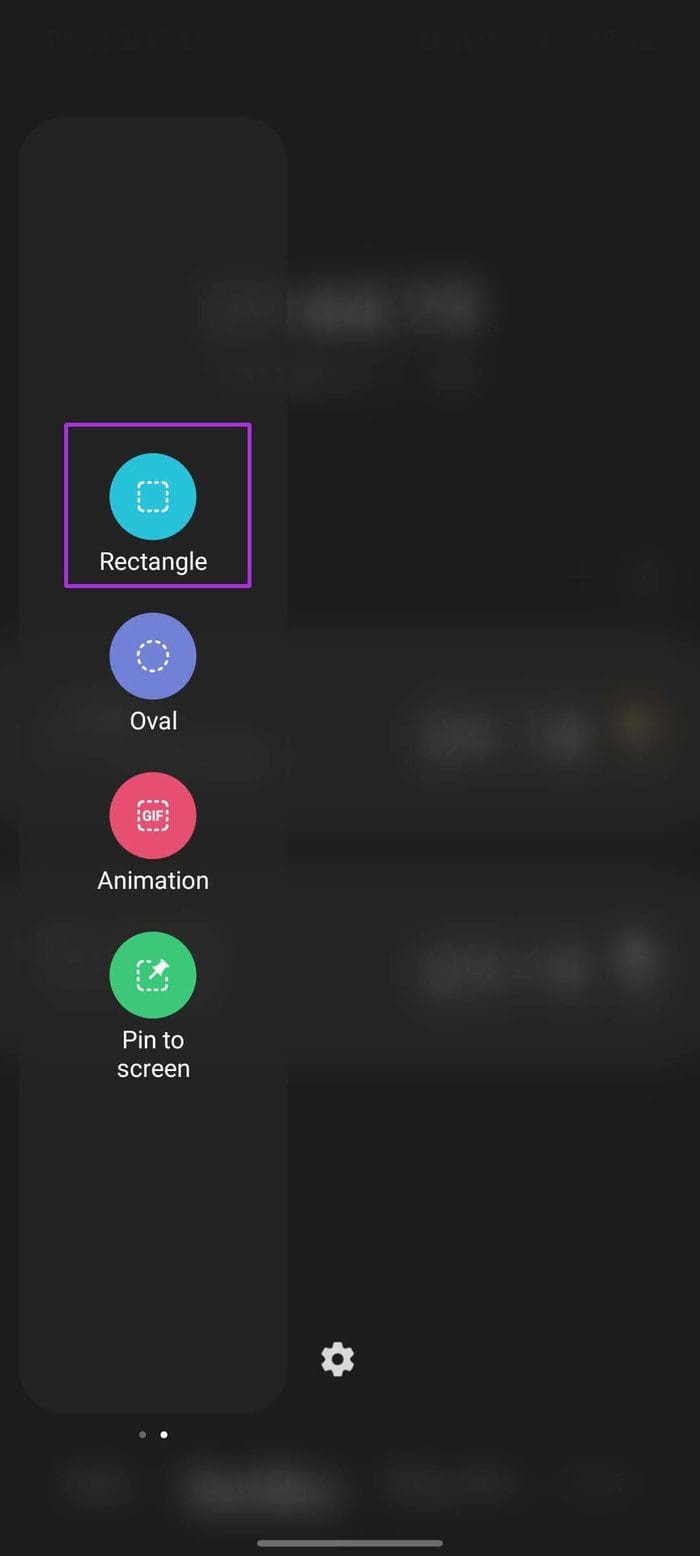 Use edge panel take a screenshot on samsung