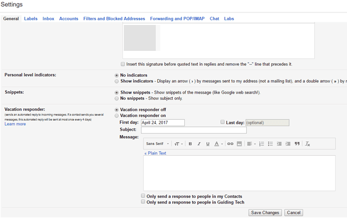 Vacation Responder2
