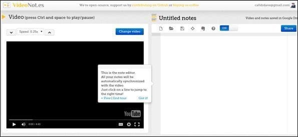 Videonotes