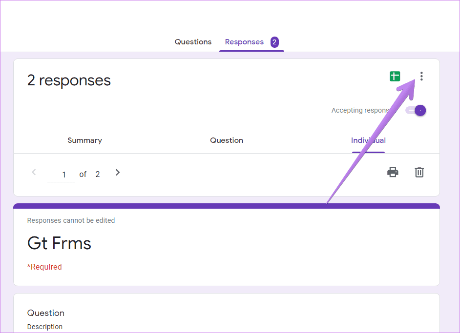 View answers on google forms 10