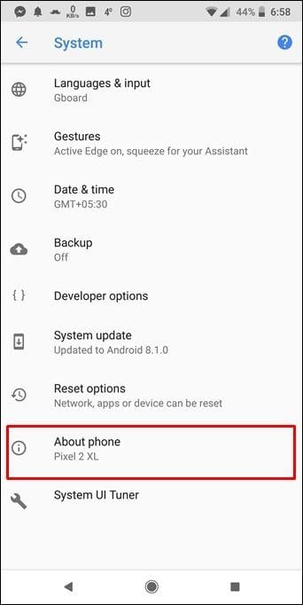 View Available Ram In Android Oreo 2