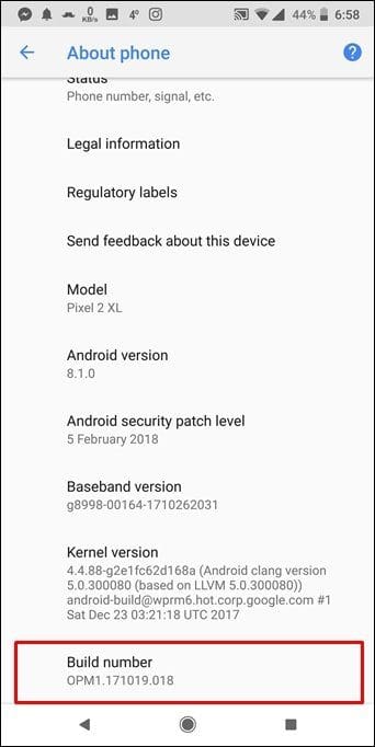 View Available Ram In Android Oreo 3