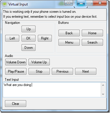 Virtual Input