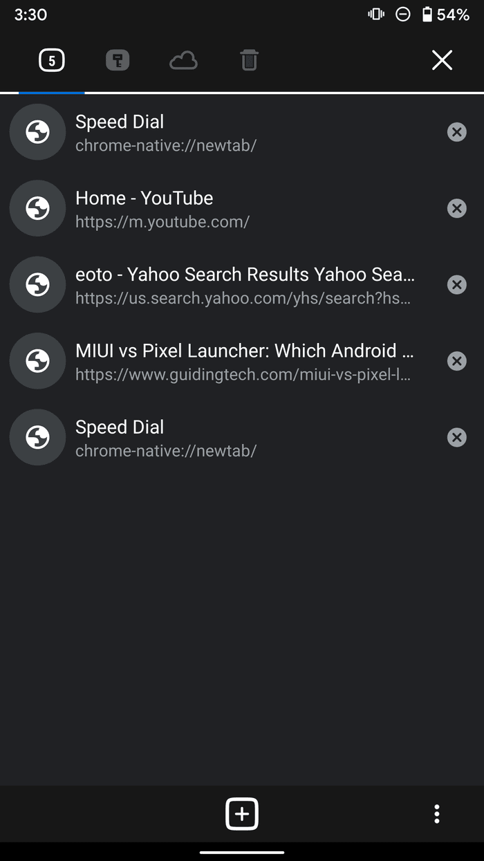 Vivaldi Tab