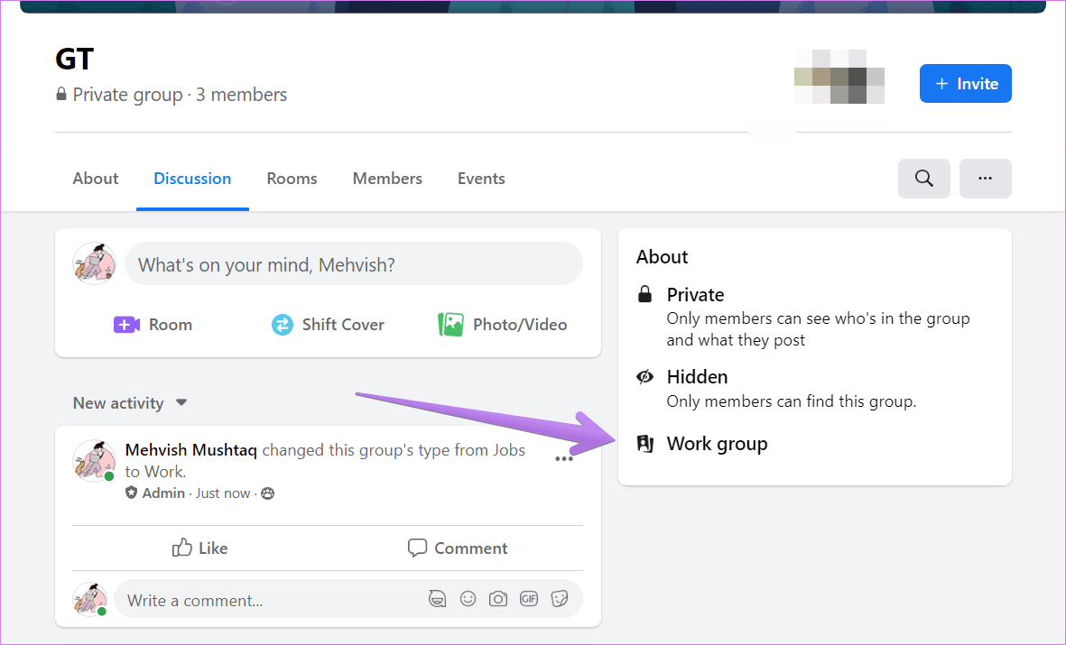 What are group types on facebook 12