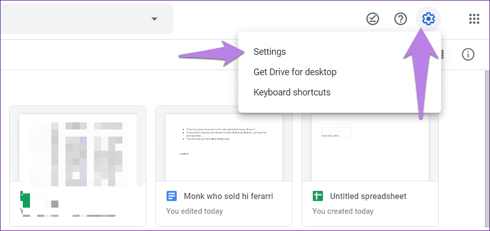 What does make available offline mean in google drive docs sheets slide 3
