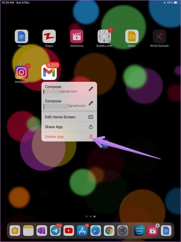 What happens when you delete gmail app from phone 2