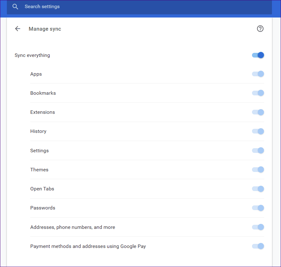 What is chrome sync 11