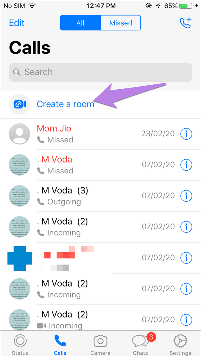 What is messenger room in whatsapp 10