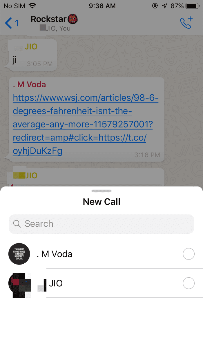 Whatsapp call tips tricks 12