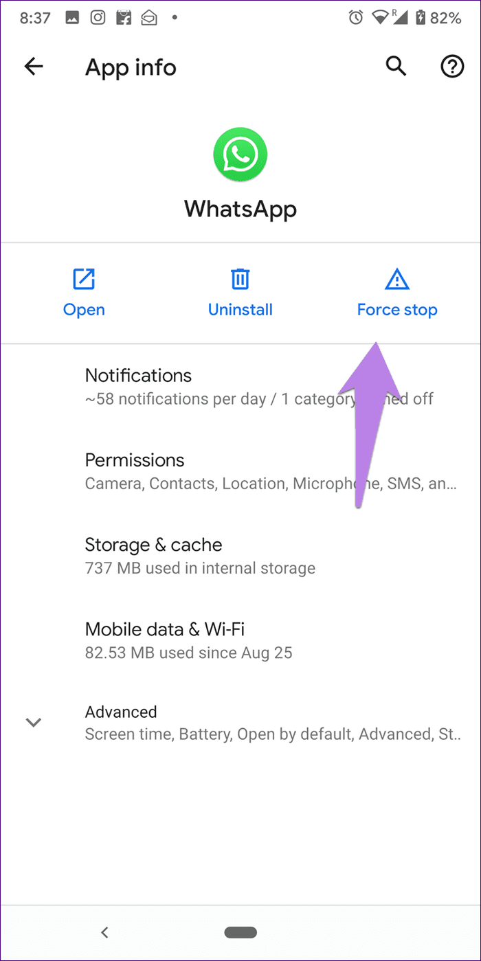 Whatsapp dark mode not working 14