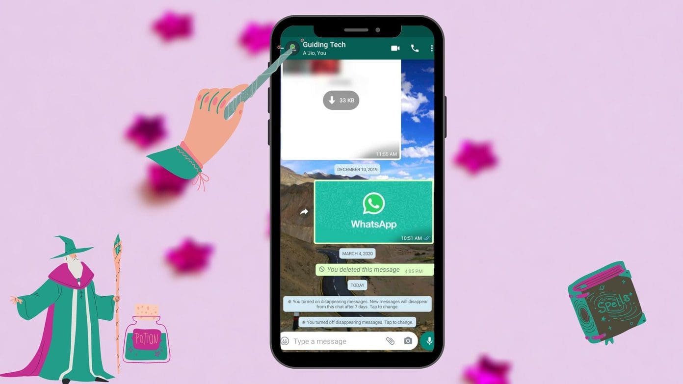 Whatsapp disappearing messages were turned off meaning fr