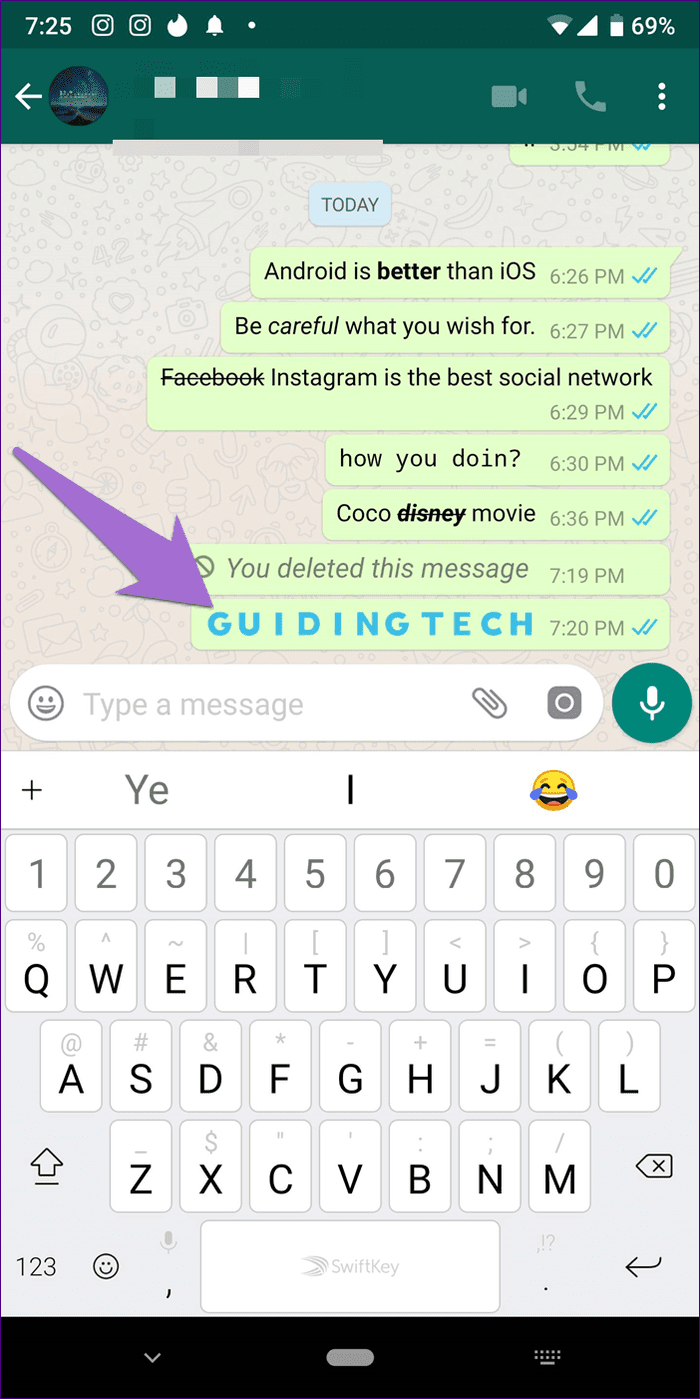 Whatsapp Font Text Tips Tricks 12