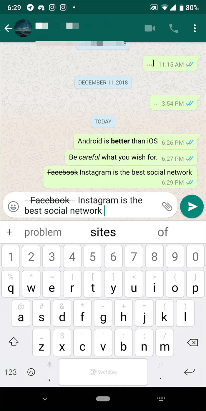 Whatsapp Font Text Tips Tricks 3