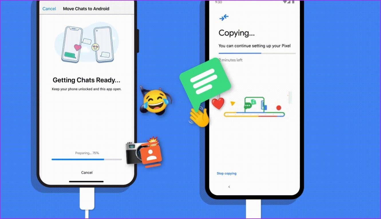 Whatsapp trasnfer from i Phone to Android