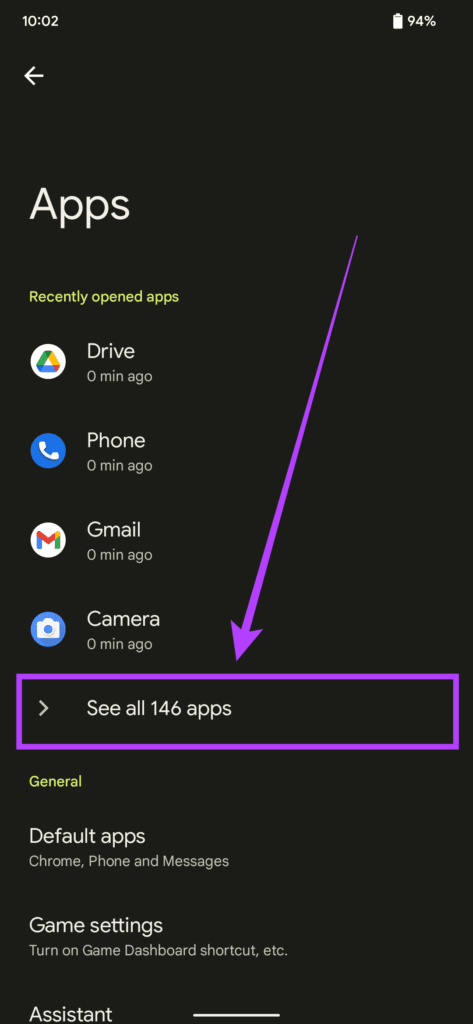 See all apps