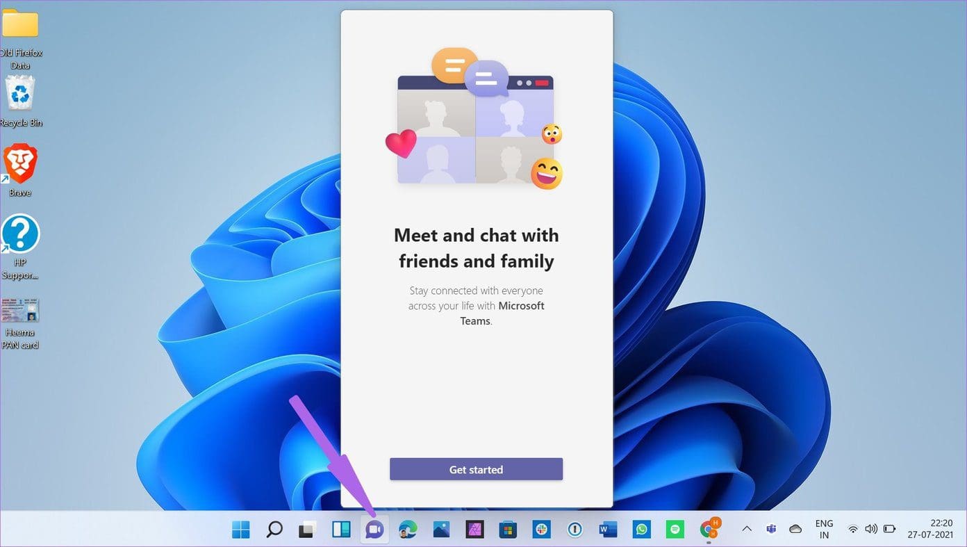 Where is chat in windows 11
