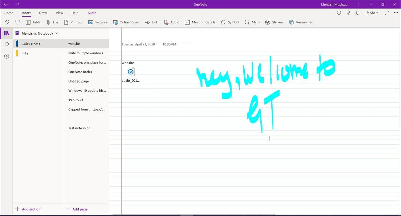 Whiteboard Vs Onenote 2