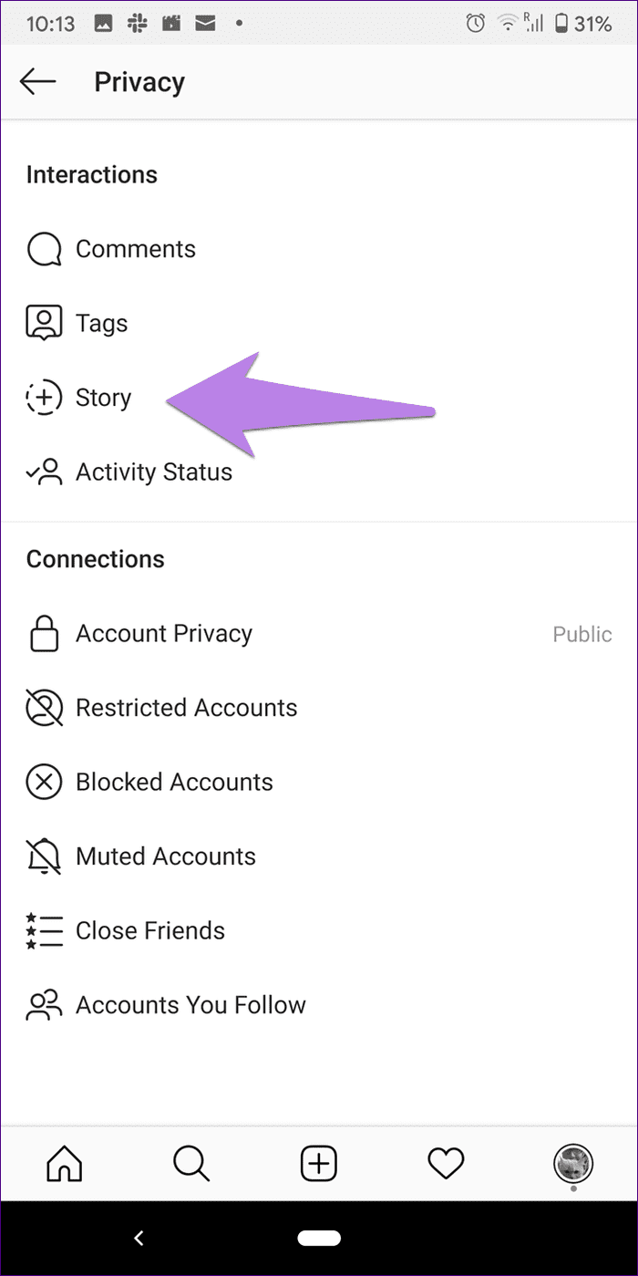 Why cant share instagram posts to stories 5