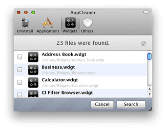 Widgets