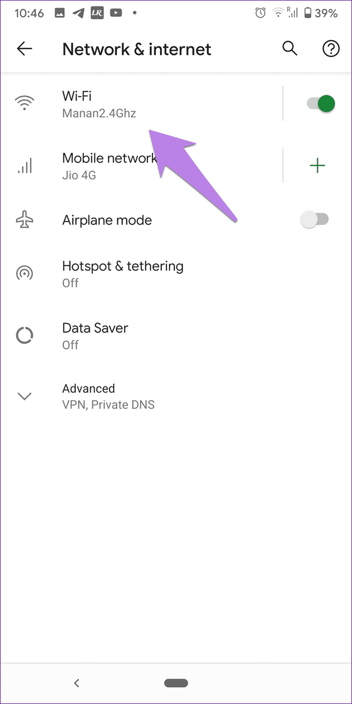 Wifi showing limited connectivity android 4