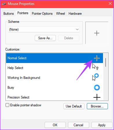 new cursor