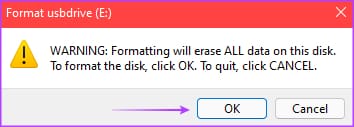 OK option