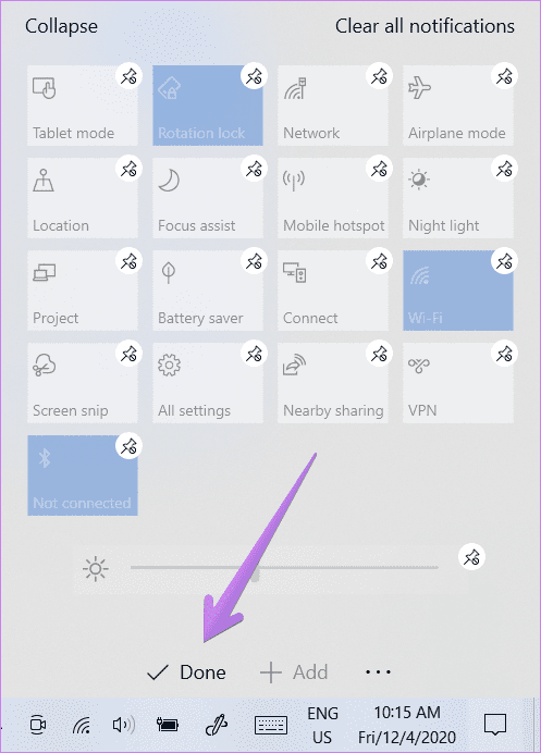 Windows 10 bluetooth missing from action center 4