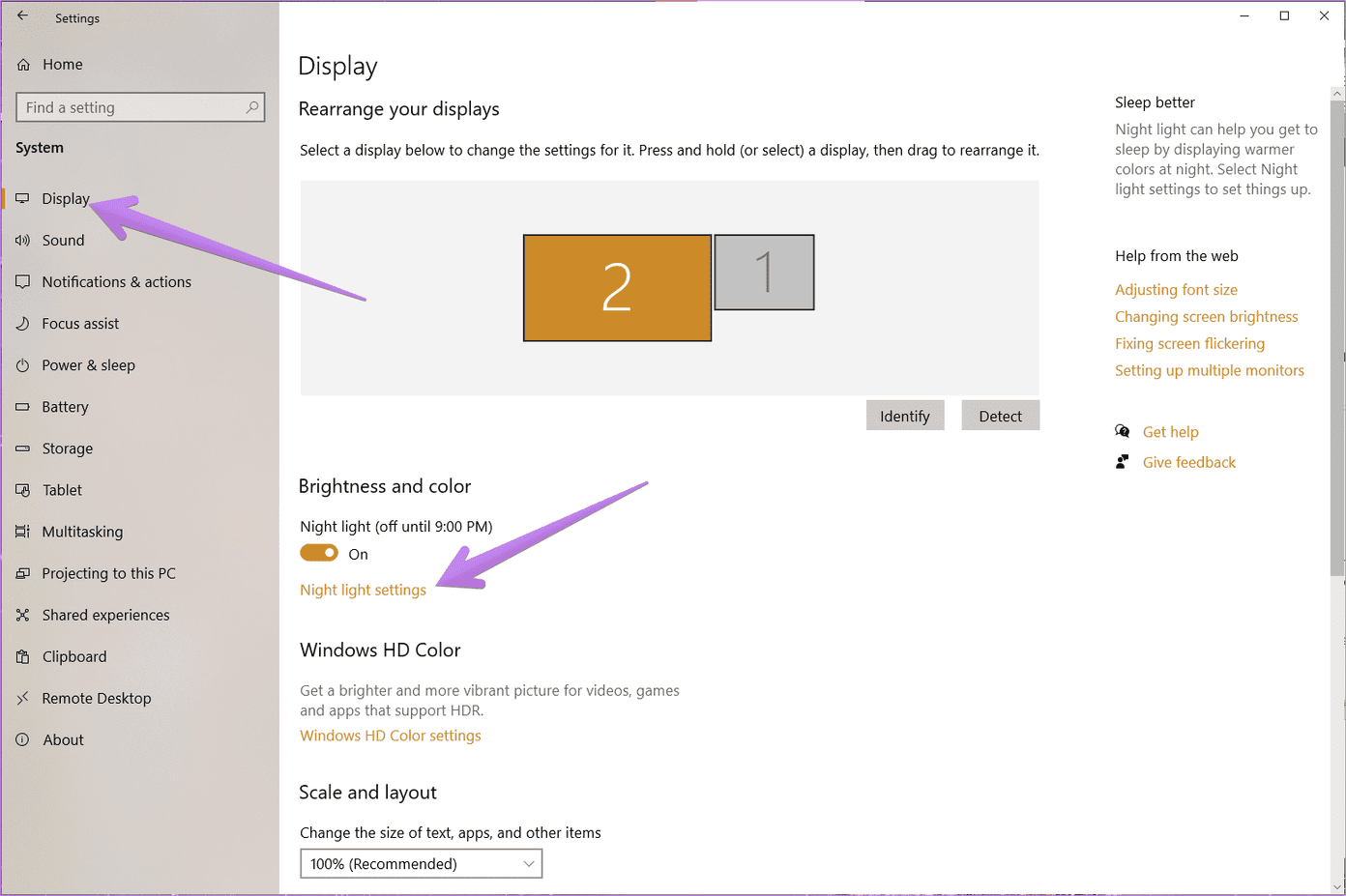 Windows 10 change brightness external monitor 1
