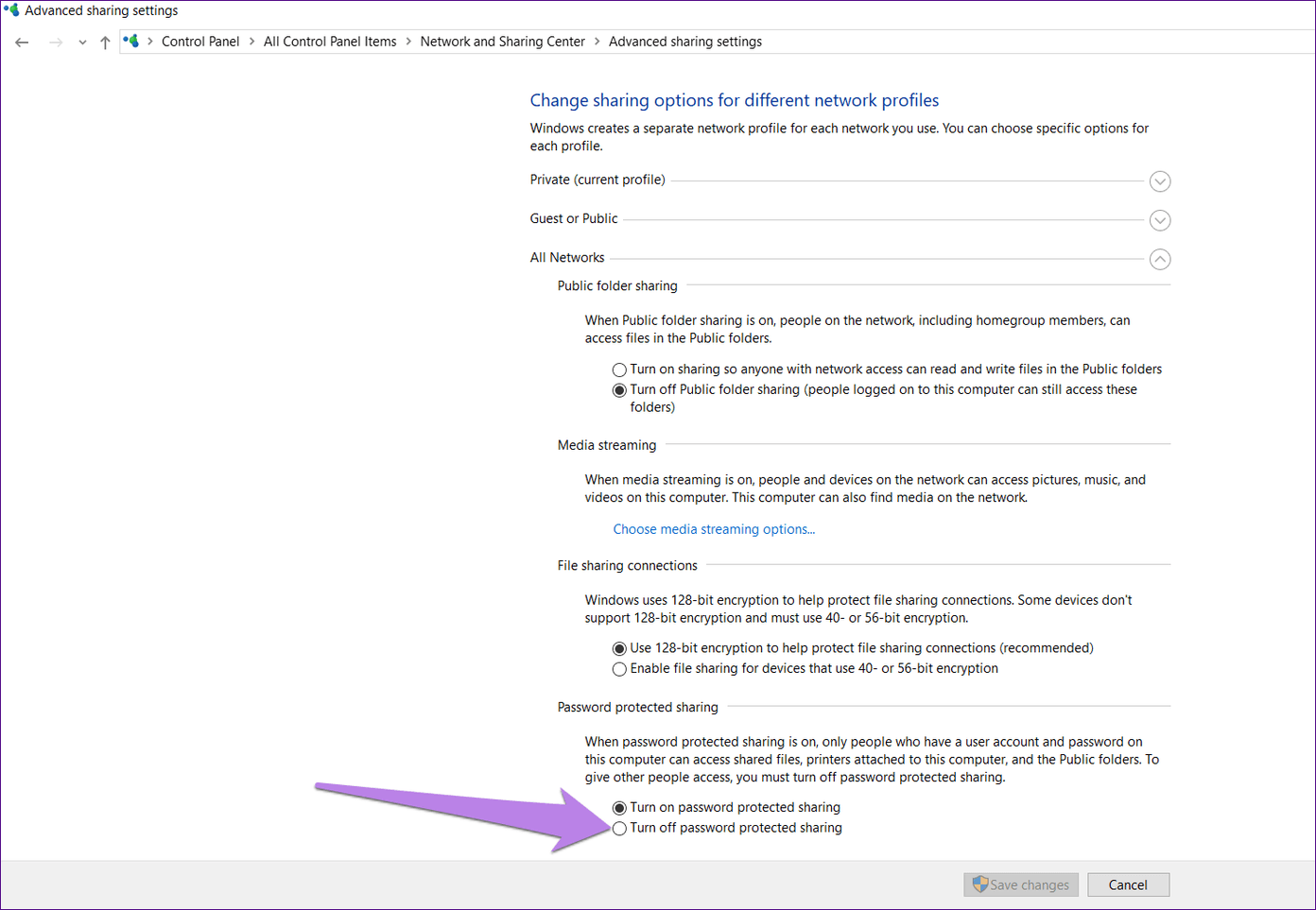 Windows 10 File Sharing Not Working 8
