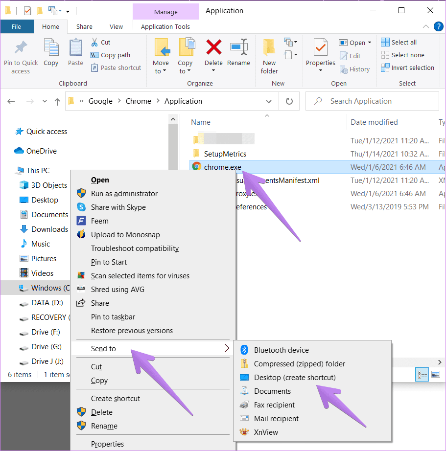 Windows 10 how to restore google chrome icon 10