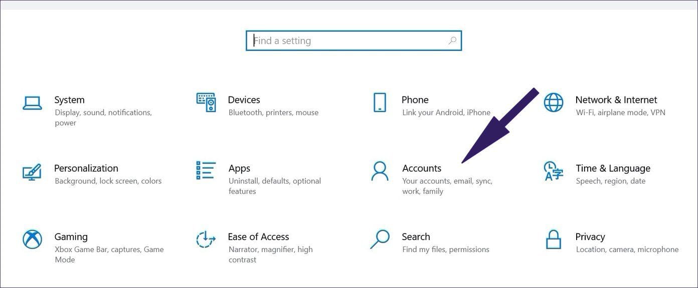 Windows account