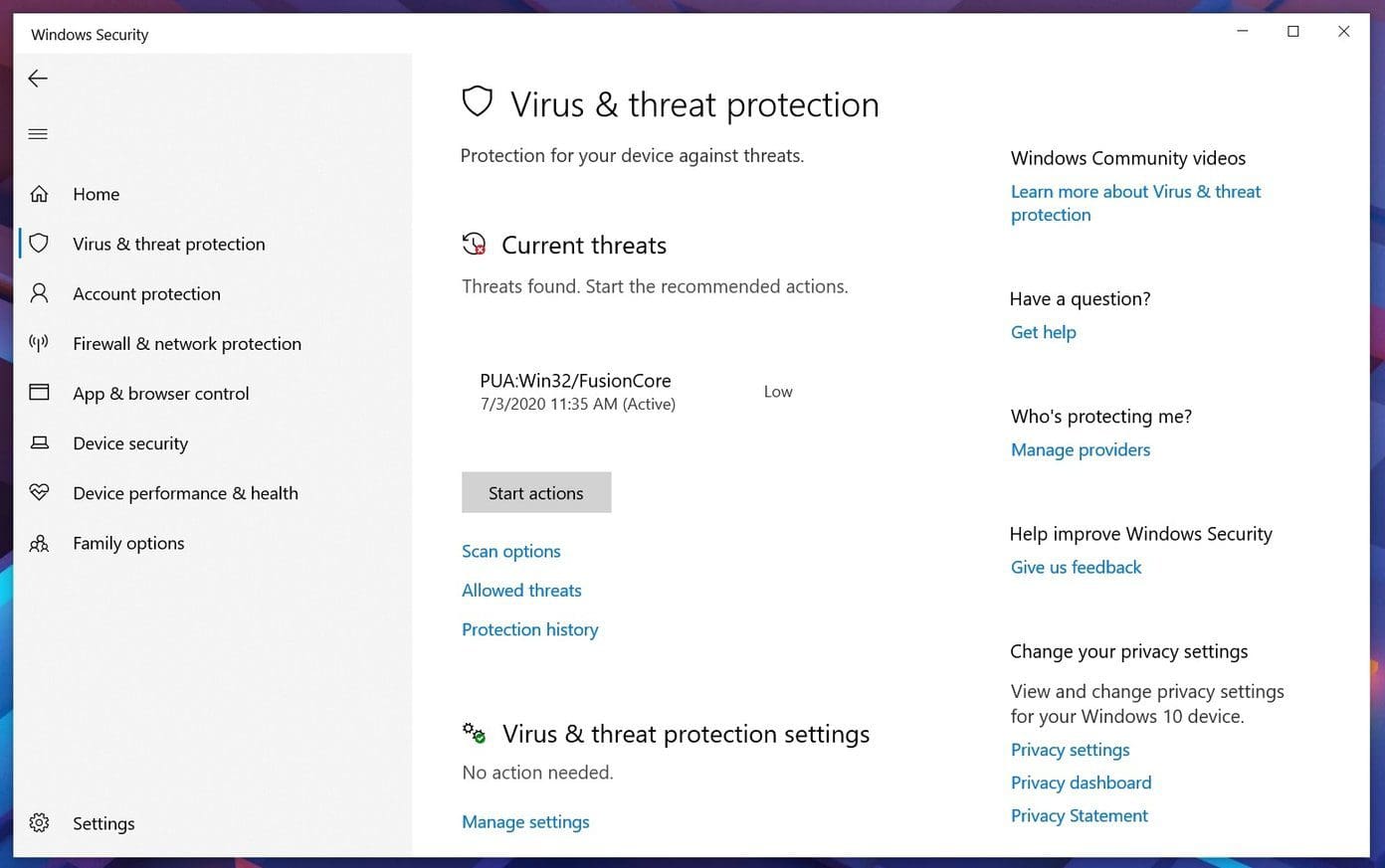 Windows defender