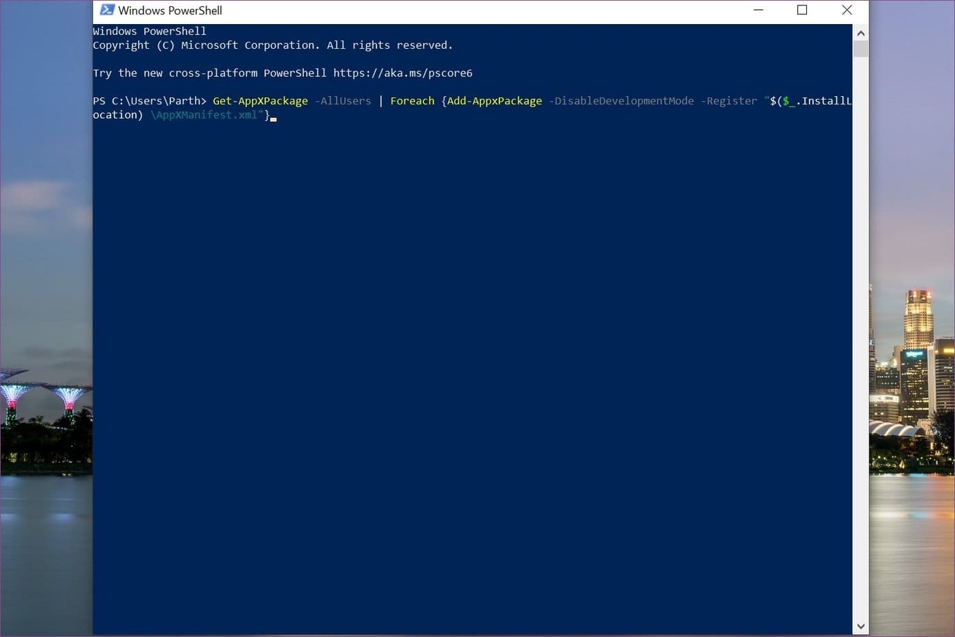 Windows powershell