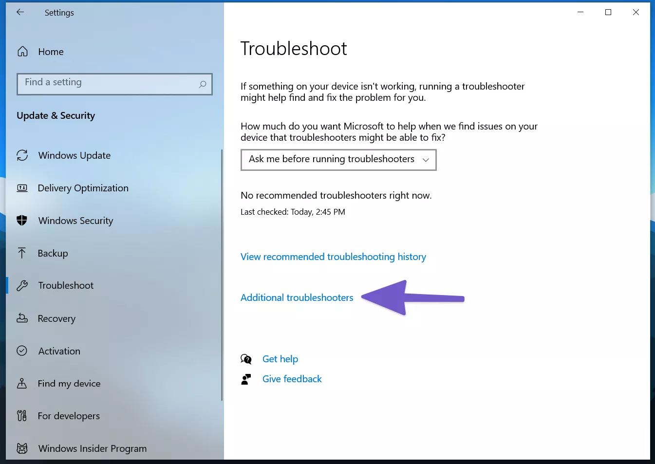 Windows store apps troubleshooter