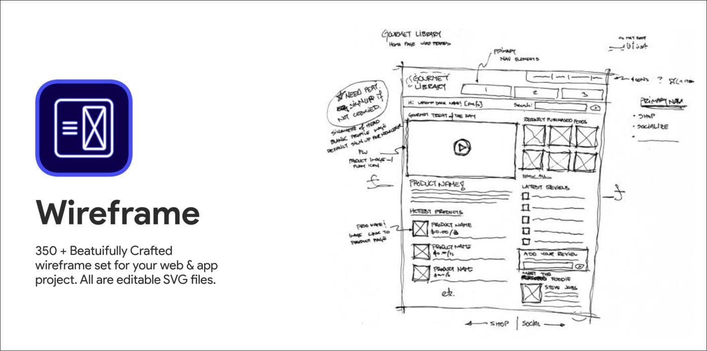 Wirefreame for figma