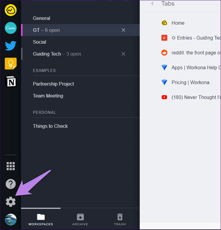 Workona extension tips tricks how to use 15