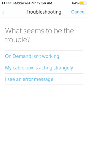Xfinity My Account Comcast Troubleshoot App 1