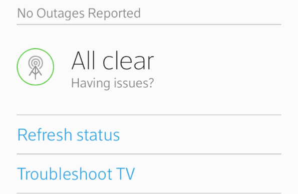 Xfinity My Account Comcast Troubleshoot App 7