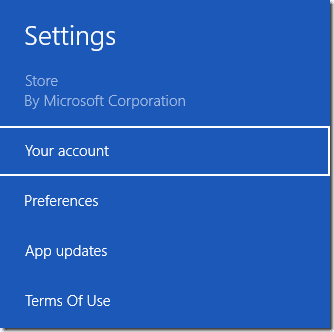 Your Account