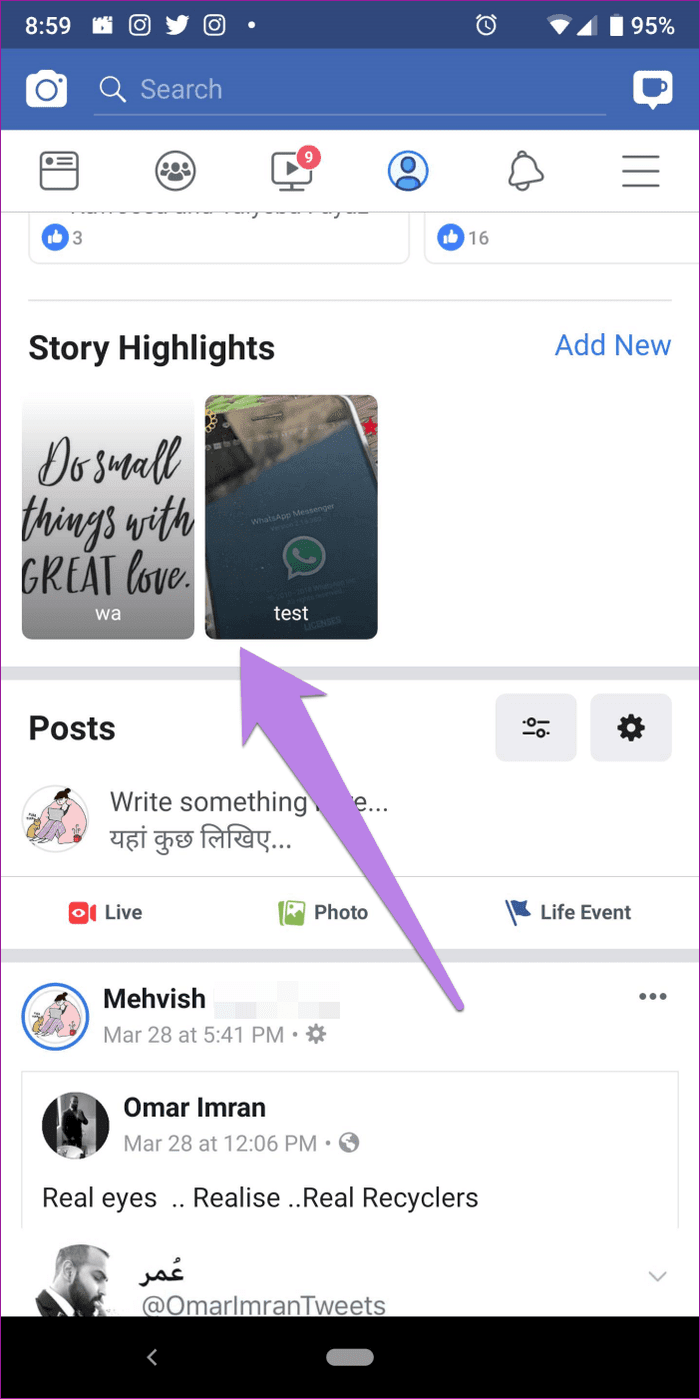 Your Story Facebook 16