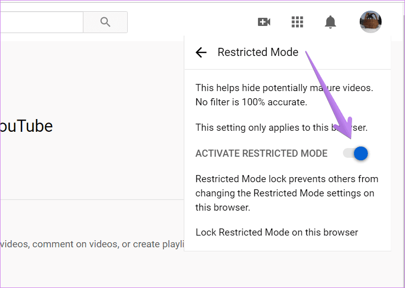 Youtube restricted mode wont turn off 2