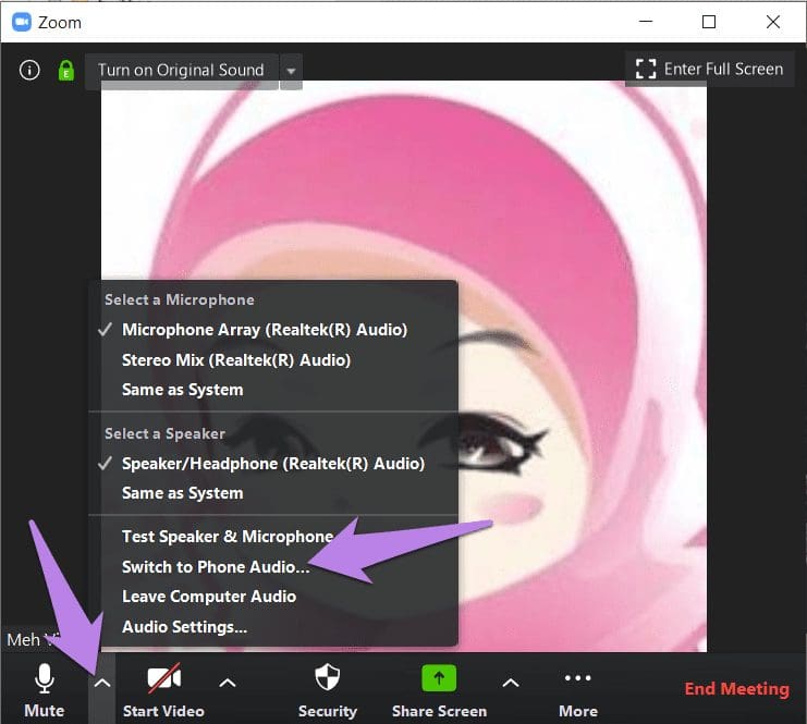 Zoom microphone not working issue 15