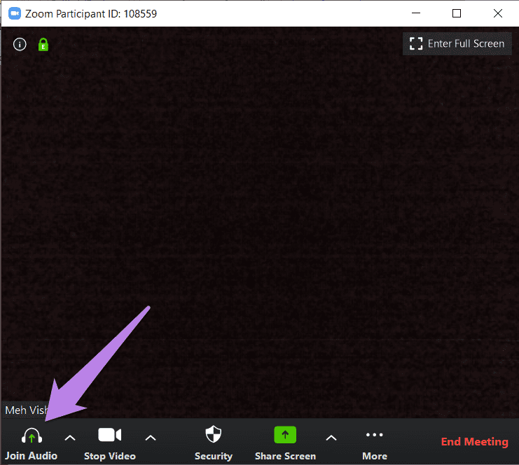 Zoom microphone not working issue 2